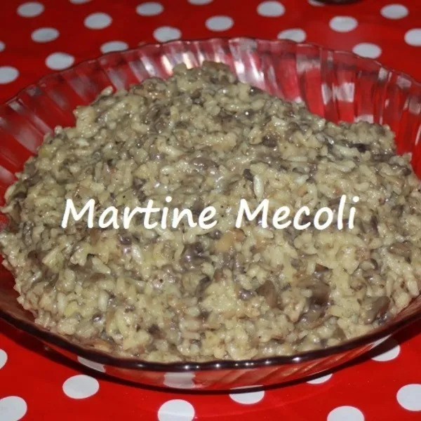 Risotto aux champignons de Paris sans cook'in