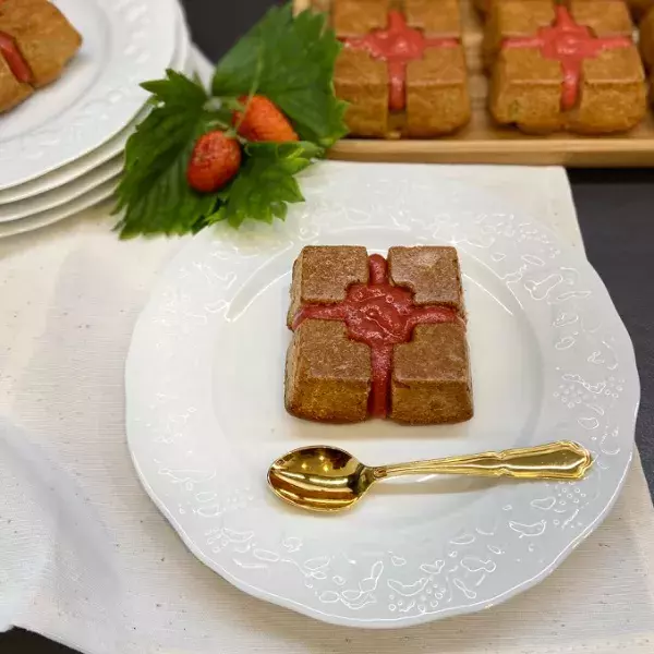 Petits gâteaux à la rhubarbe IG bas