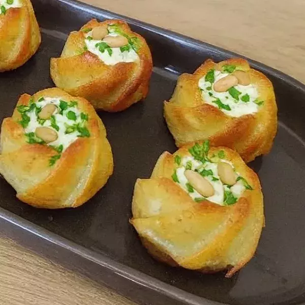 Spirales de Pesto verde et Saint Môret