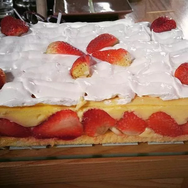 Mon fraisier comme celui du patissier