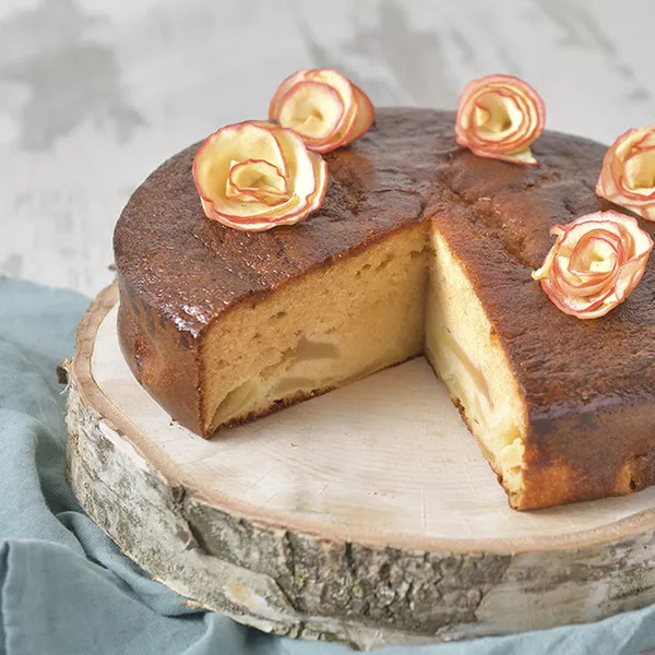 Gâteau aux pommes et au miel