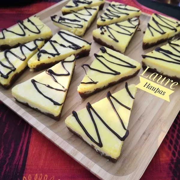 Triangles crémeux au citron et spéculoos 