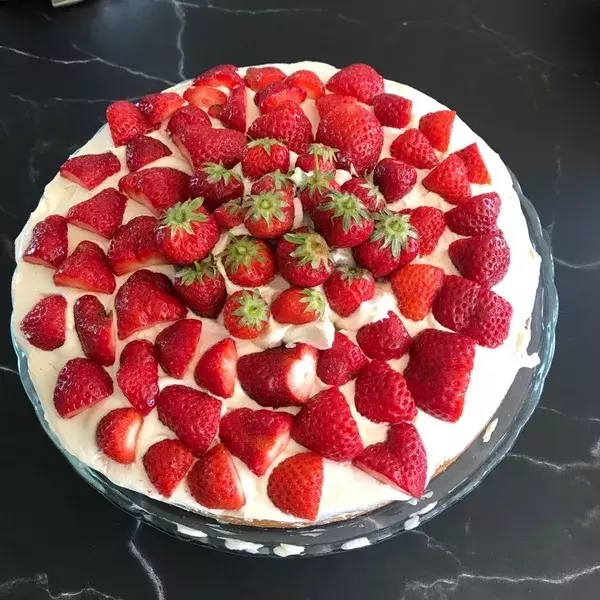 Tarte Couronne aux fraises 