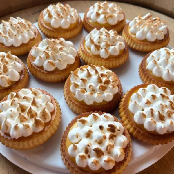 Tartelettes moelleuses citron meringué