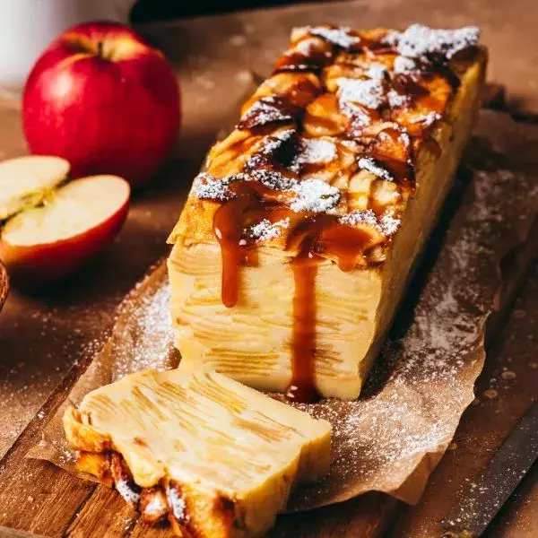 Gâteau invisible aux pommes IG bas