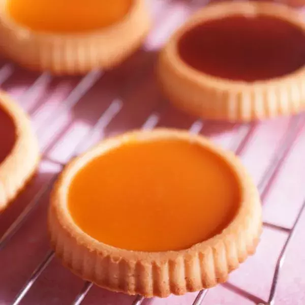 Duo de tartelettes goût fraise et abricot