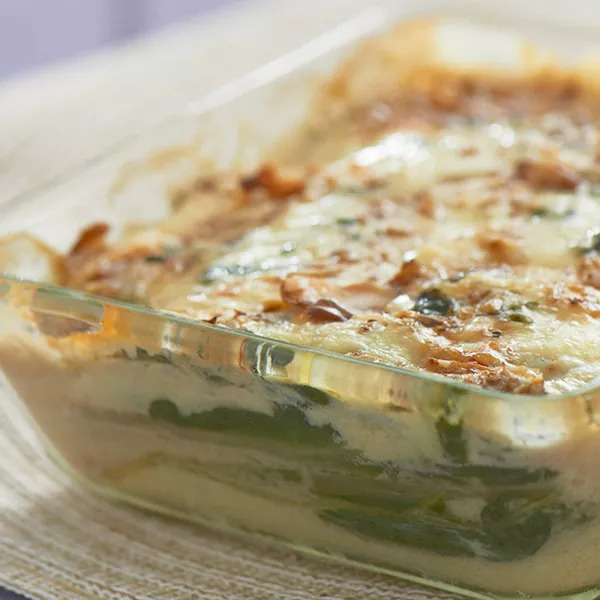 Gratin de blettes au roquefort