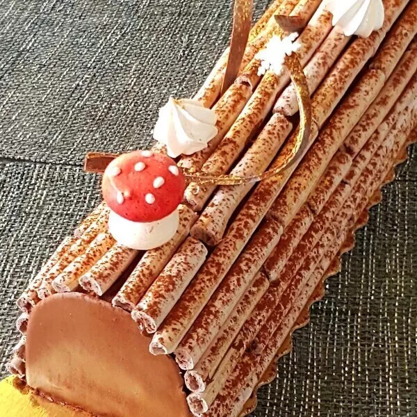 Bûche façon Concorde de Gaston Lenôtre