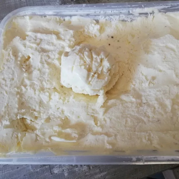  Glace au lait concentré sucré