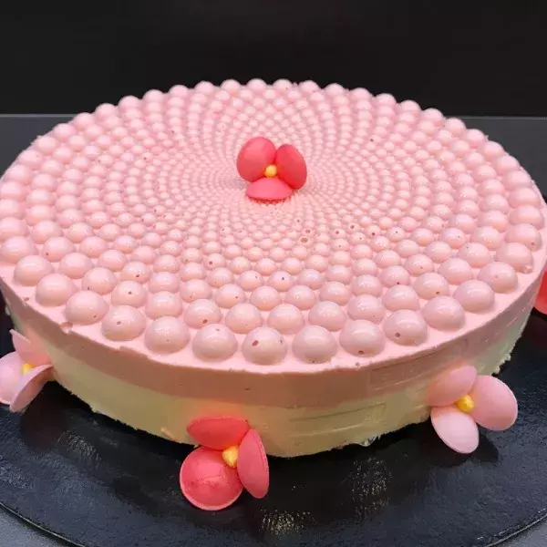 Entremets Ruby du chef Laurent 