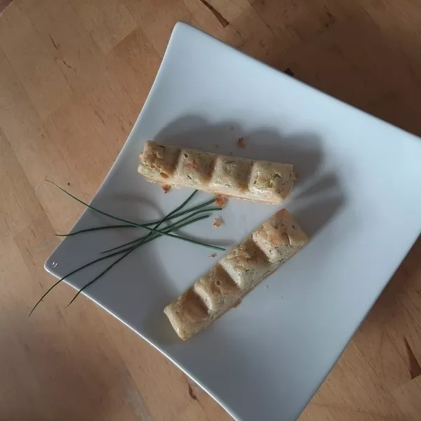 Bouchées apéritives au saumon et courgette