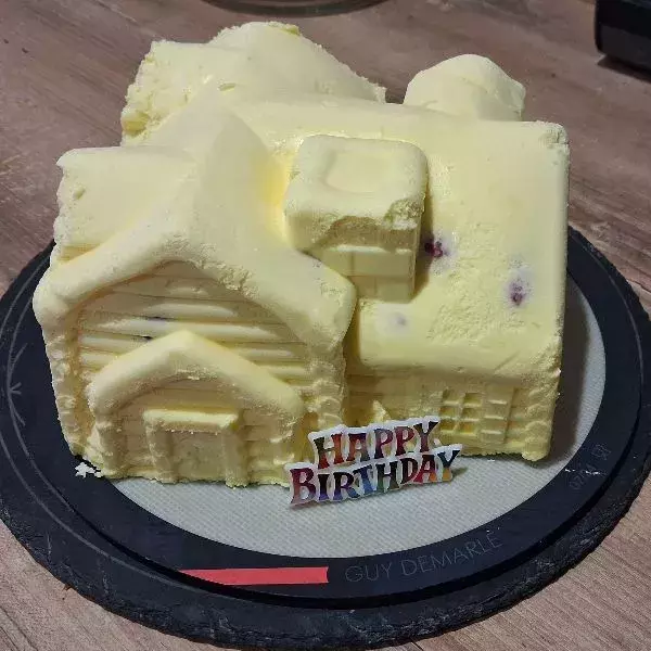 Entremet fromage blanc et framboises