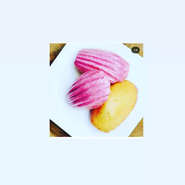 Madeleines chocolat ruby 💕