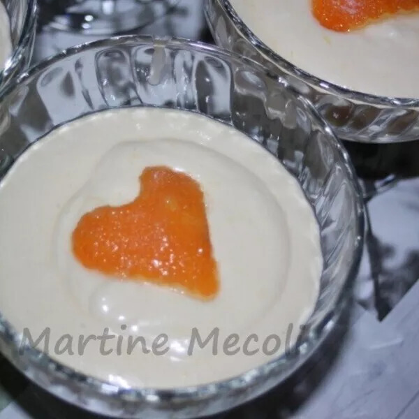 Mousses à l'orange de la Saint Valentin sans cook'in