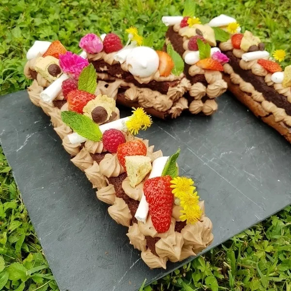 Letter Cake Brownie