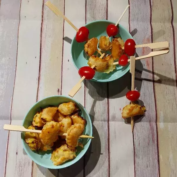 Chaussons d'échalotes au curry 