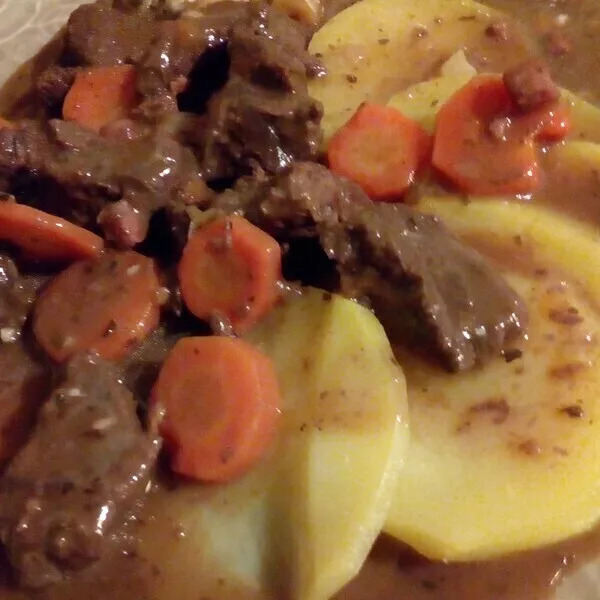 Boeuf bourguignon complet