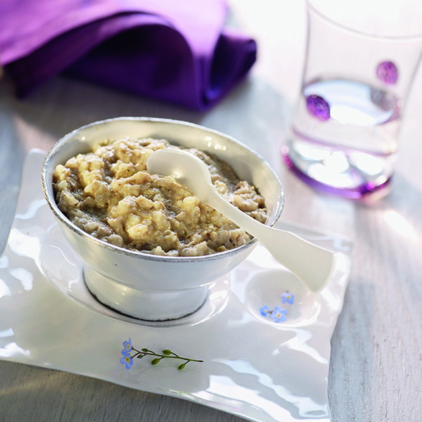 Petits pots de veau, champignons et riz