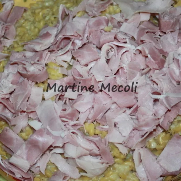 Risotto de coquillettes et jambon sans cook'in