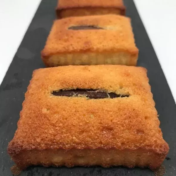 Financiers coeur chocolat 