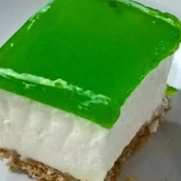 Entremet citron menthe