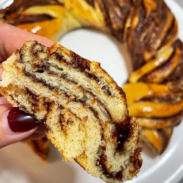 Babka à la pâte à tartiner