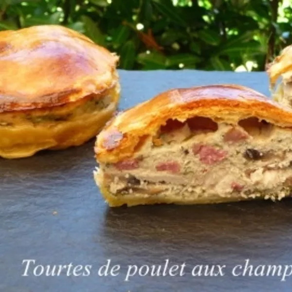 Tourte Poulet Champignons