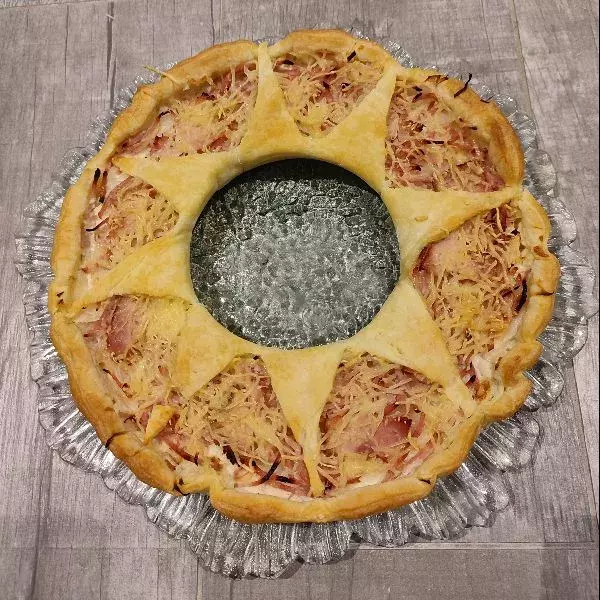 Tarte soleil façon flamenkuche