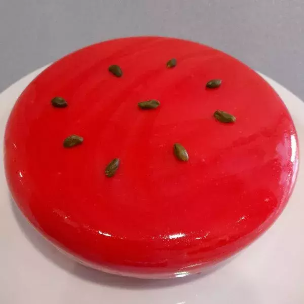 Entremets passionnément pistache