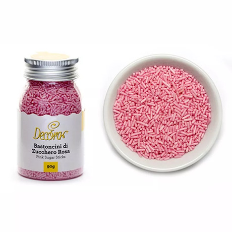 Sucre vermicelles rose 90g