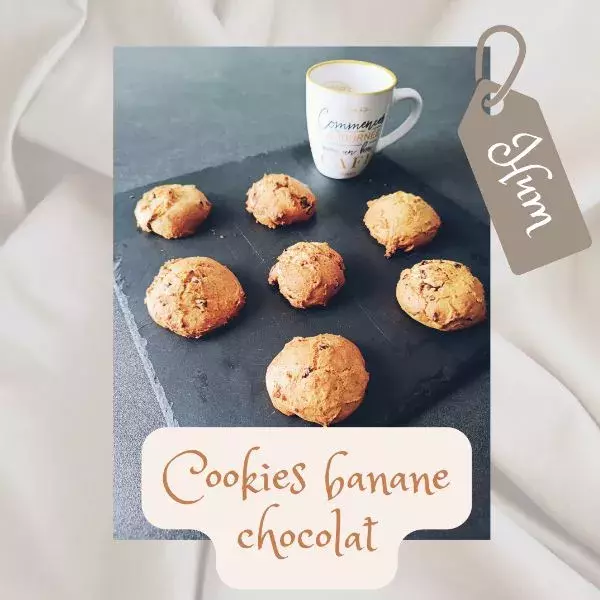 Cookies banane chocolat