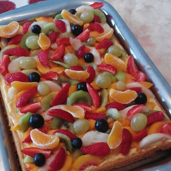 Tarte Folle ou Tarte aux fruits frais