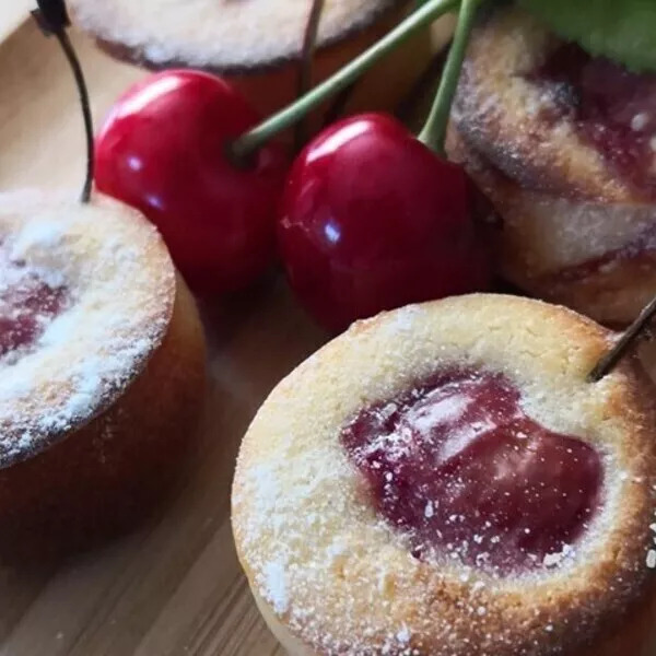 Bouchées Clafoutis Cerise-amande