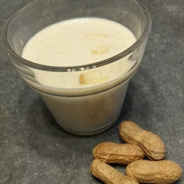 Smoothie banane/beurre de cacahuètes