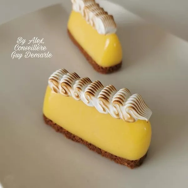 Entremet citron meringué spéculoos