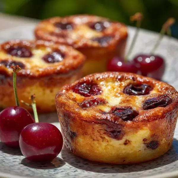 Mini clafoutis aux cerises