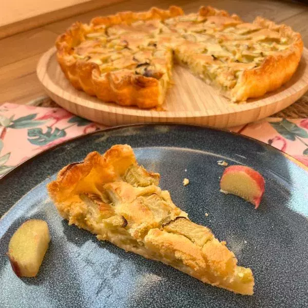 Tarte à la rhubarbe 
