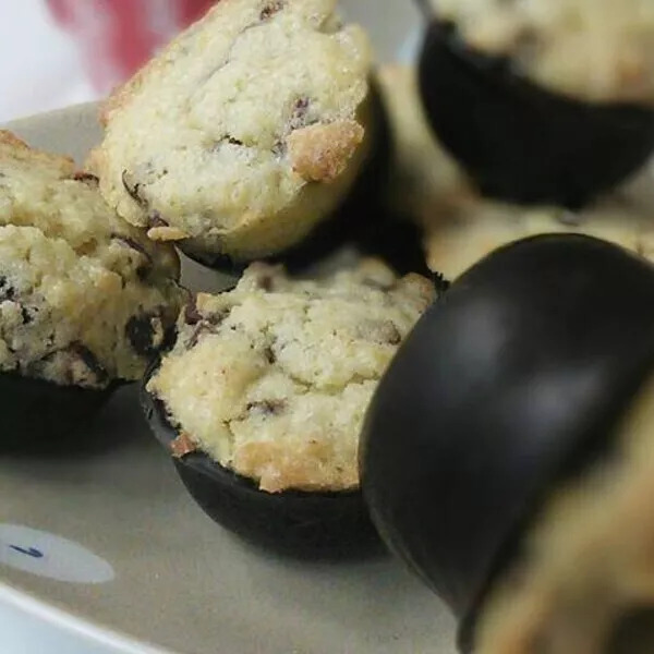 COOKIES EN COQUES DE CHOCOLAT