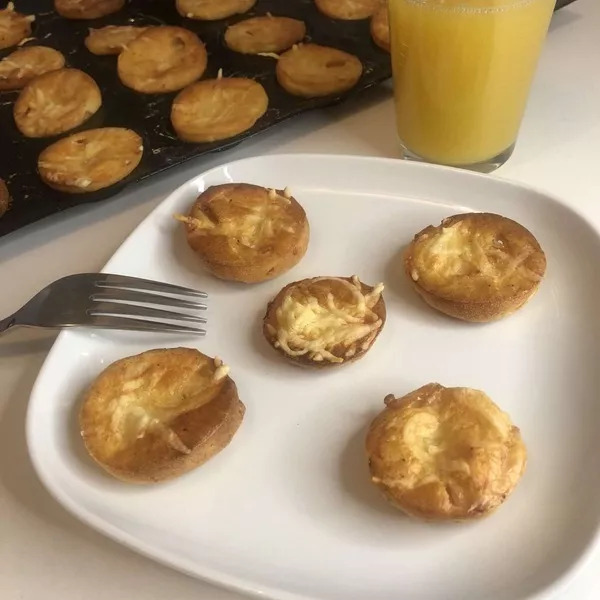 Mini quiche sans pâte