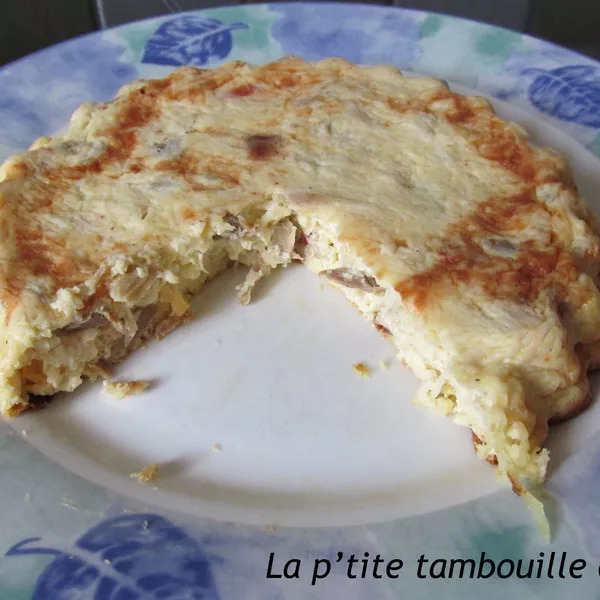 Quiche sans pâte poulet-légumes du soleil