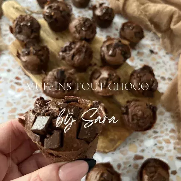 Muffins tout chocolat 