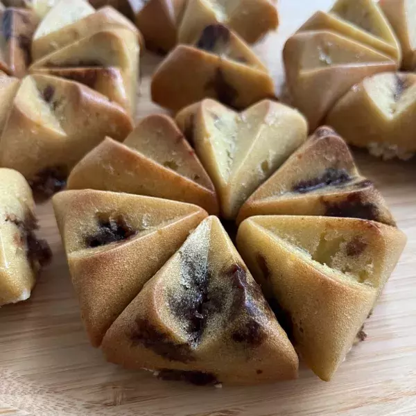 Bouchées au Toblerone et aux amandes