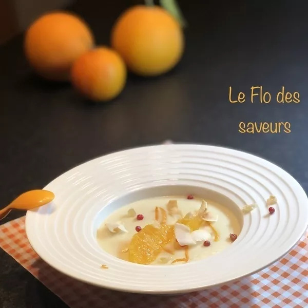 Velouté de chou-fleur et à l'orange d'Anne-Sophie Pic