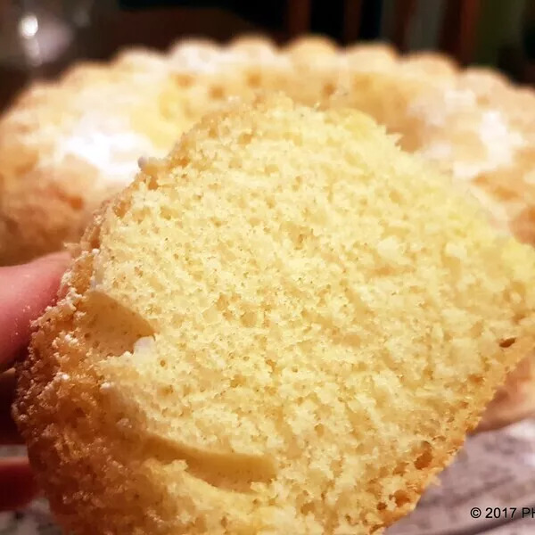 Gâteau de Savoie de Madeleine (sans robot)