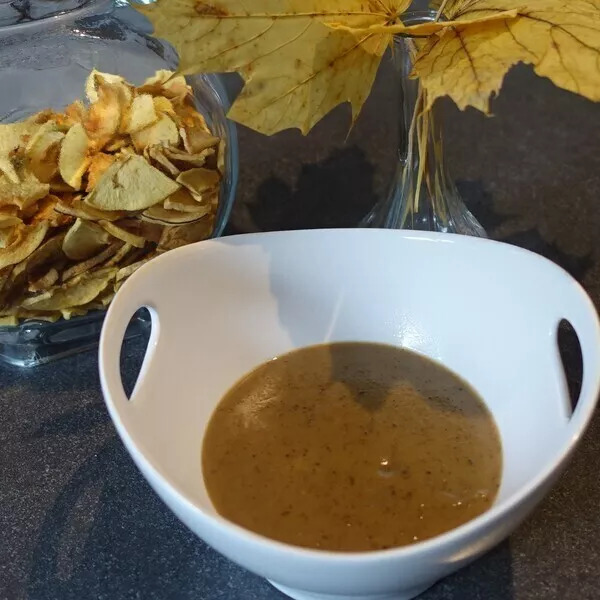 velouté de topinambours aux morilles