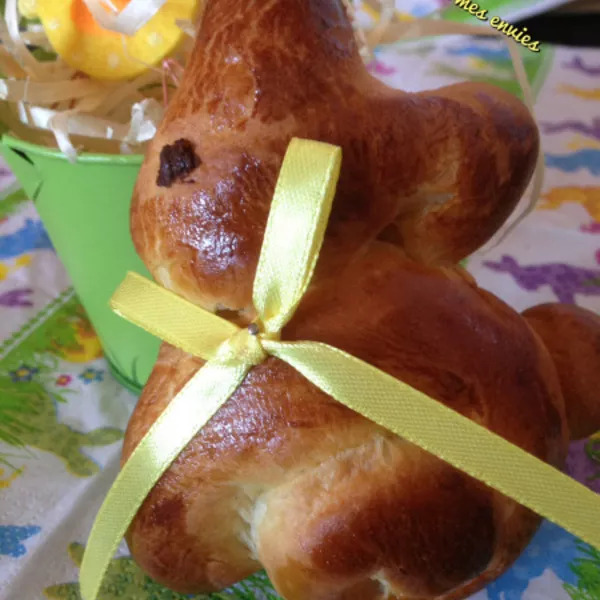 Lapin de Pâques brioché