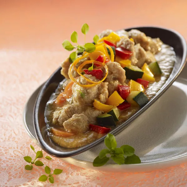 Sauté de veau aux légumes