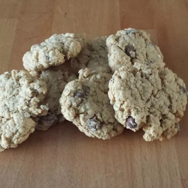 cookies aux flocons d'avoine 