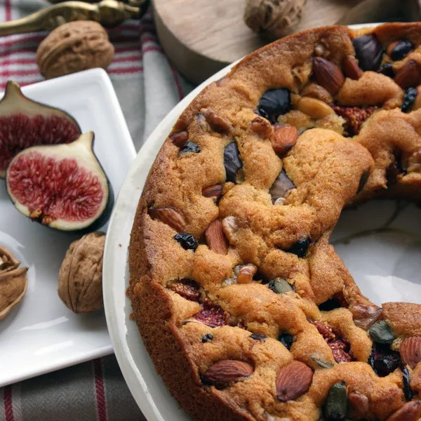 Gâteau "mendiant" aux figues