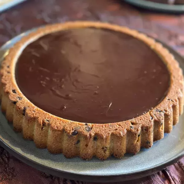 Tarte cookie chocolat